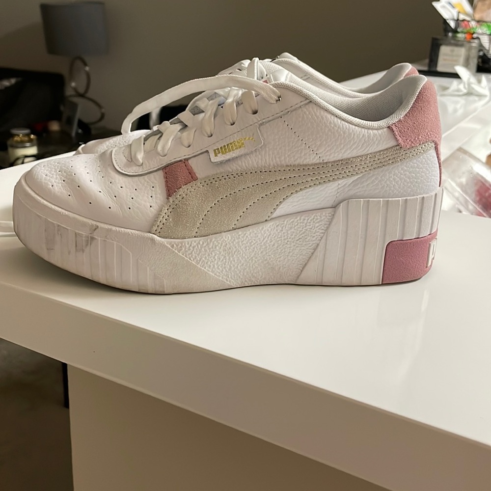 Puma wedged sneakers women’s size 8